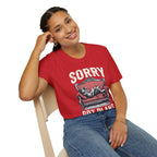 Sorry, Got Plans T‑Shirt — Cat on Couch Funny Lazy Day Tee
