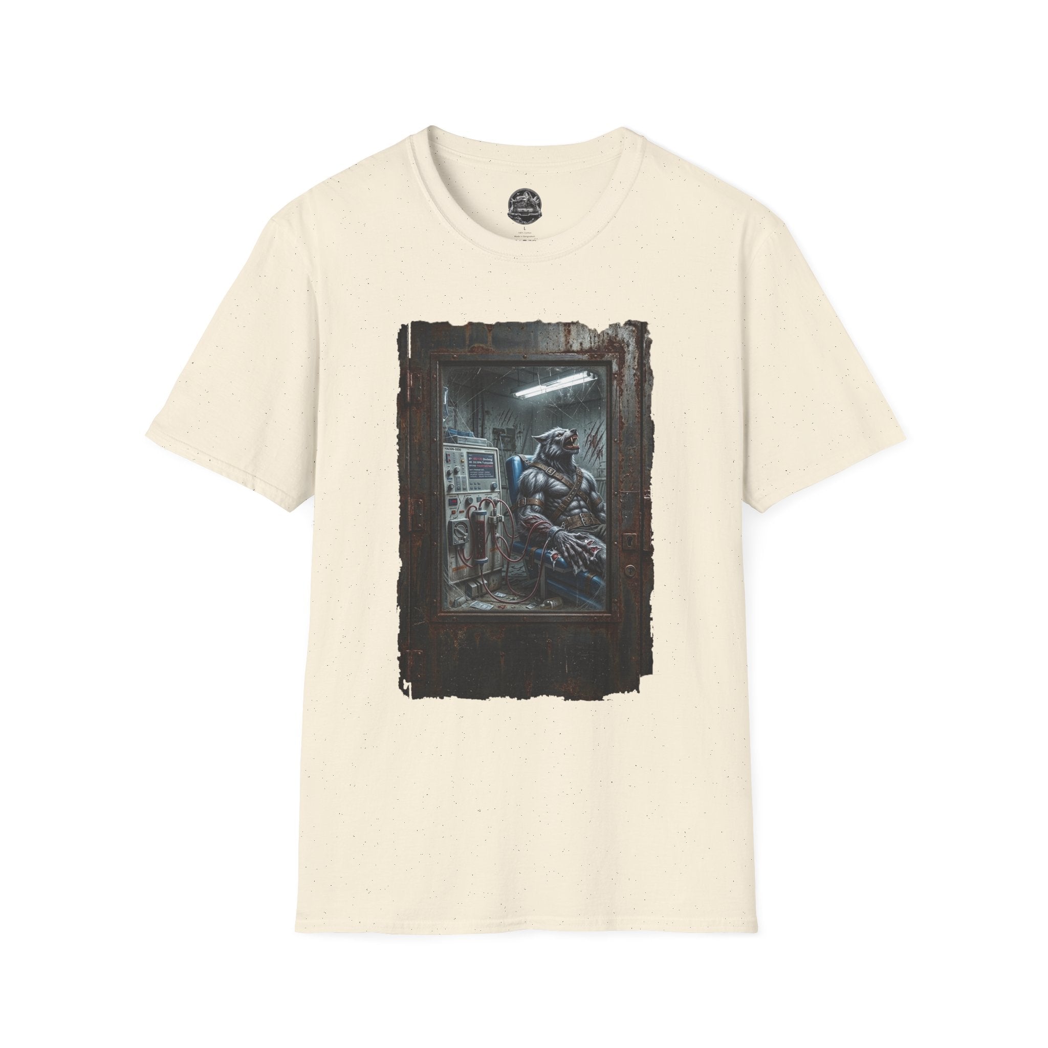 Dialysis After Dark: The Lunar Patient Werewolf Horror T-Shirt | Spooky Dialysis Tech Halloween Shirt