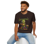 Funny Angry Turtle T-Shirt — “Wanna See Me Lose My Crayons? Do That Again…” — Teacher & Art Lover Tee