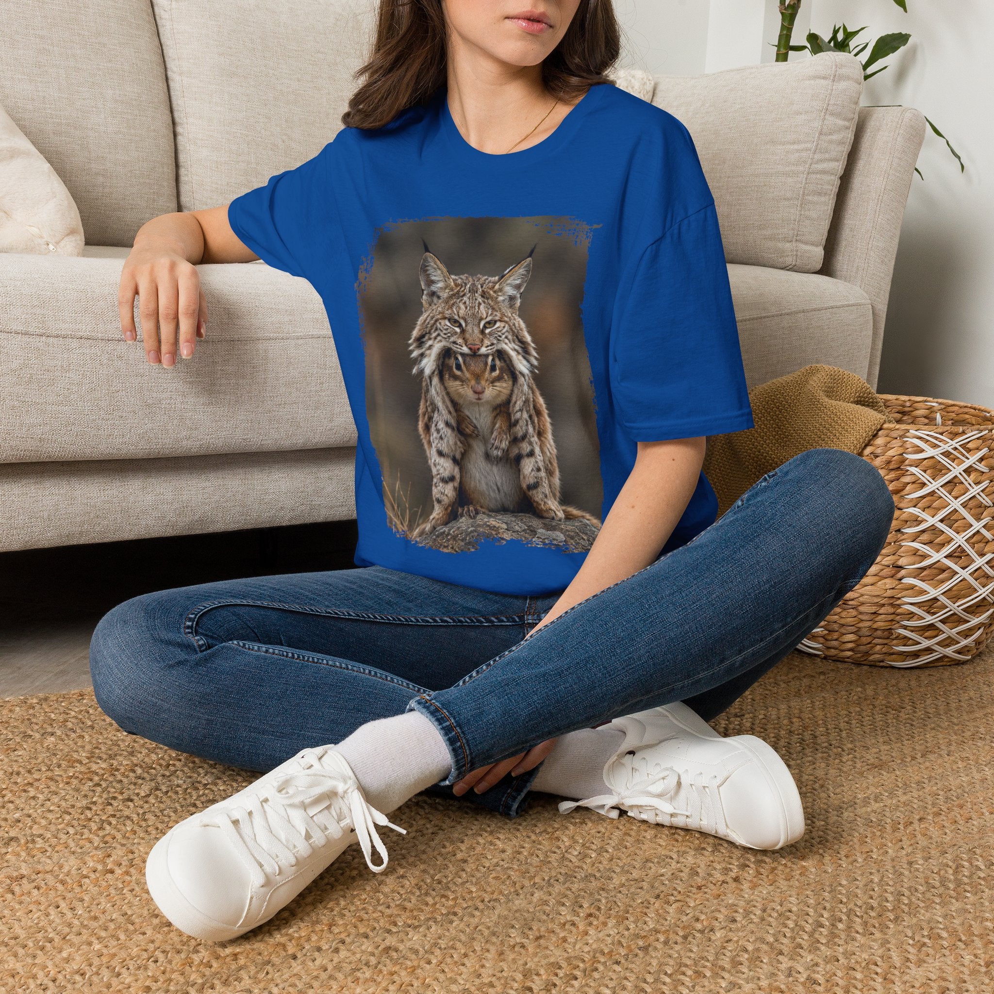 Lynx Portrait T-Shirt — Wild Cat Graphic Tee