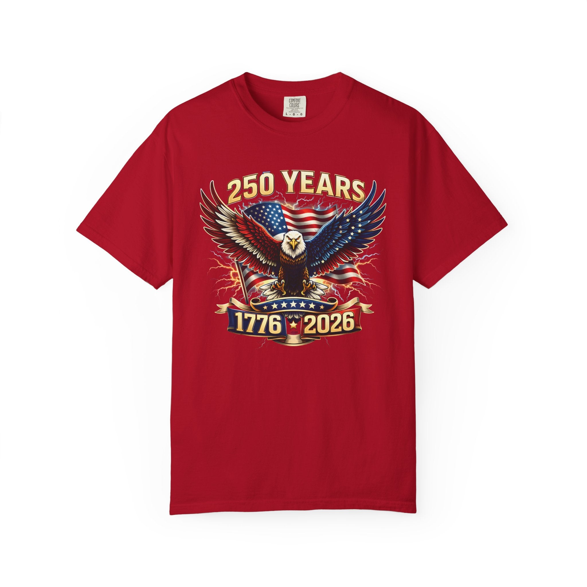1776–2026 American Independence Eagle T-shirt — 250th Anniversary Patriotic Tee