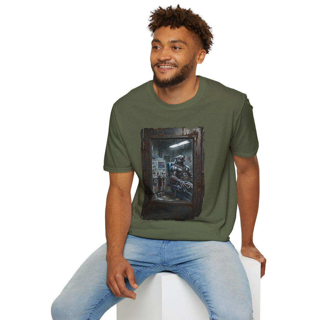 Dialysis After Dark: The Lunar Patient Werewolf Horror T-Shirt | Spooky Dialysis Tech Halloween Shirt