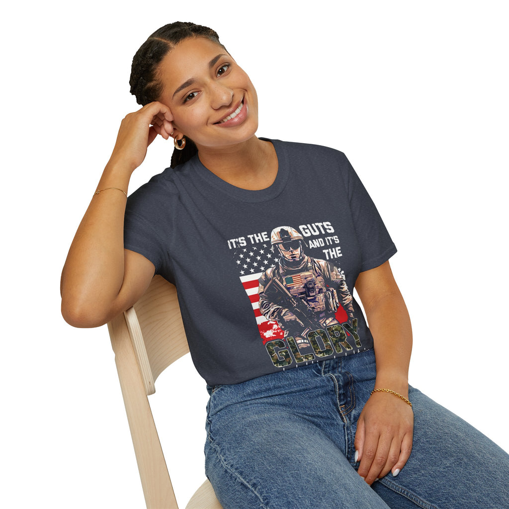 It's the Guts and It's the Glory T-Shirt — Motivational Graphic Tee