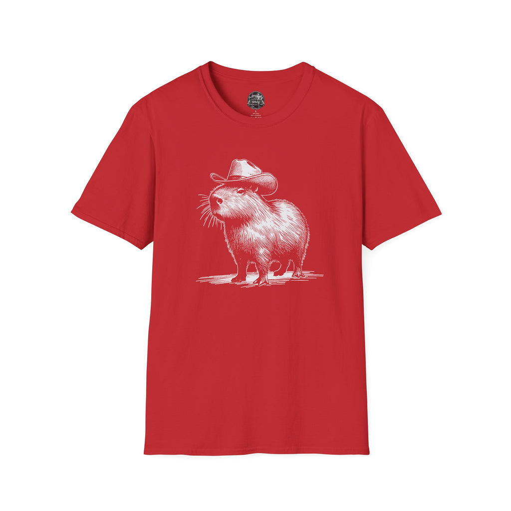 Cowboy Capybara T-Shirt — Funny Western Animal Graphic Tee