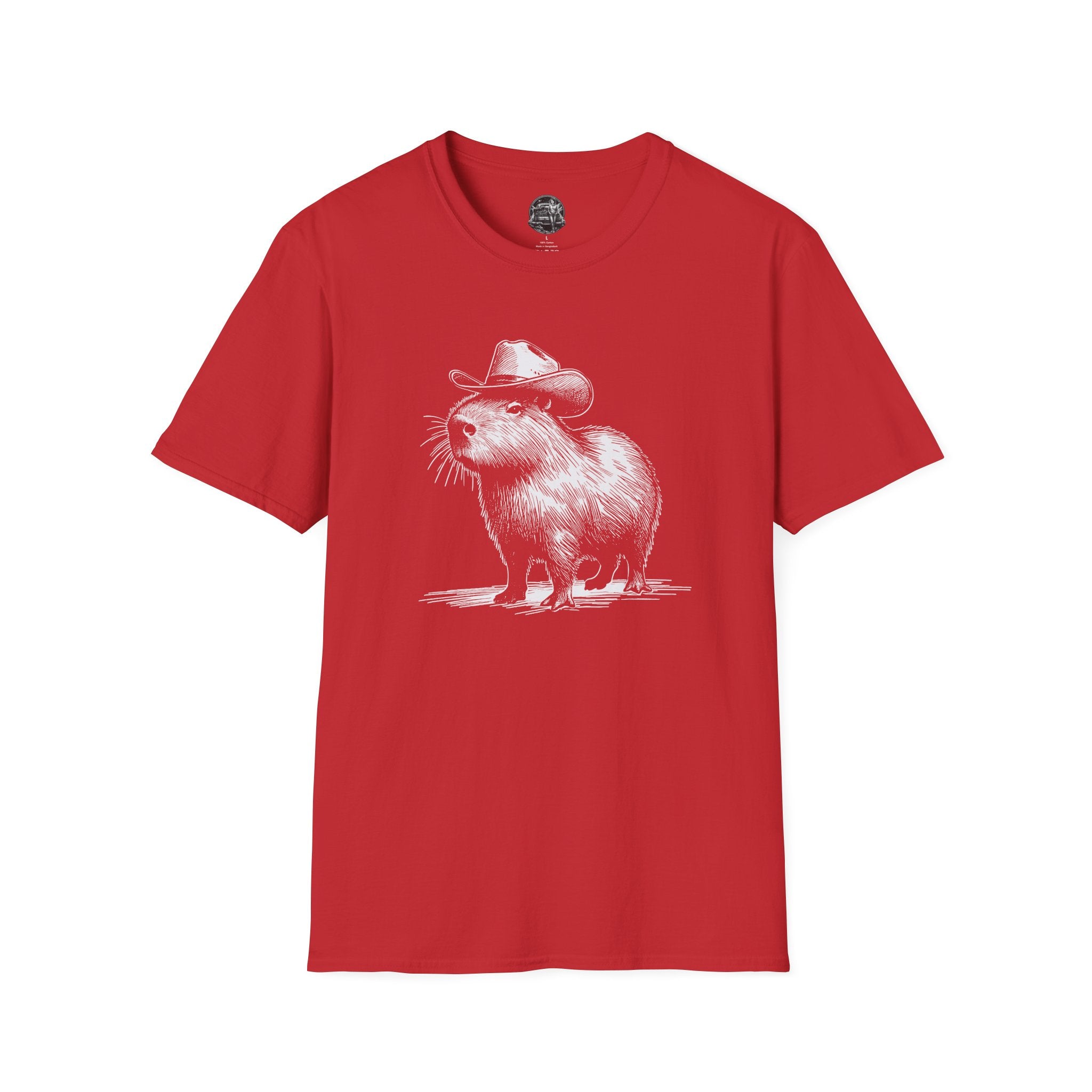 Cowboy Capybara T-Shirt — Funny Western Animal Graphic Tee