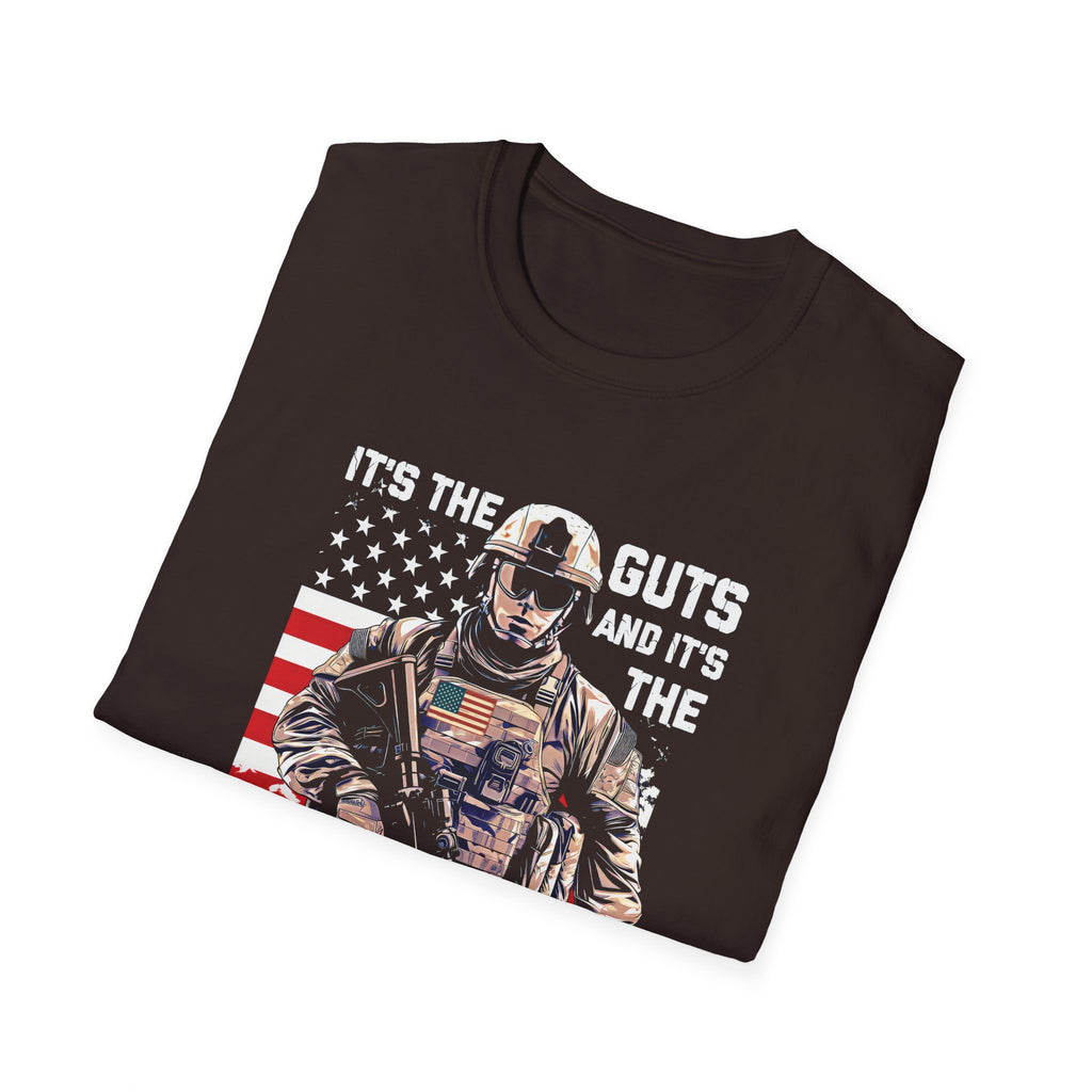 It's the Guts and It's the Glory T-Shirt — Motivational Graphic Tee