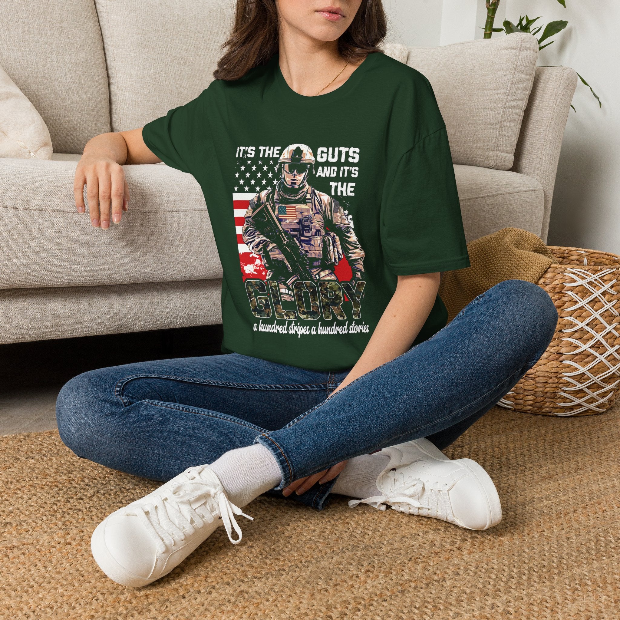 It's the Guts and It's the Glory T-Shirt — Motivational Graphic Tee