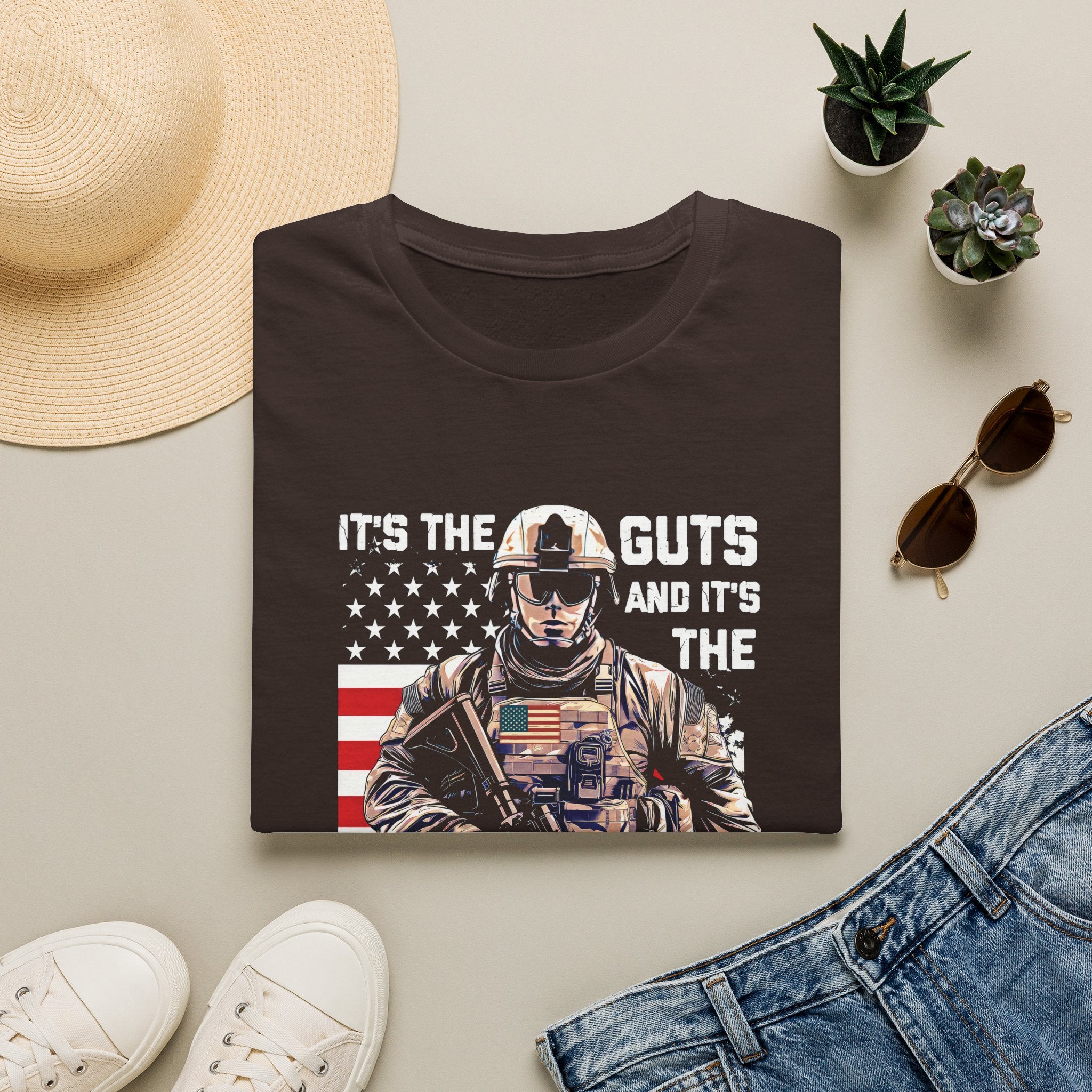 It's the Guts and It's the Glory T-Shirt — Motivational Graphic Tee