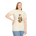Ghost Softstyle T-Shirt with Patchwork Quilt Design