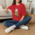 Ghost Softstyle T-Shirt with Patchwork Quilt Design