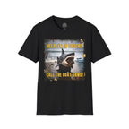 Shark Graphic T-Shirt — "Help, I'm in Shock!" Funny Beachwear