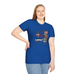 4th of July T-Shirt — "Freedom Is A Gift" Patriotic American Flag & Sunflower Tee