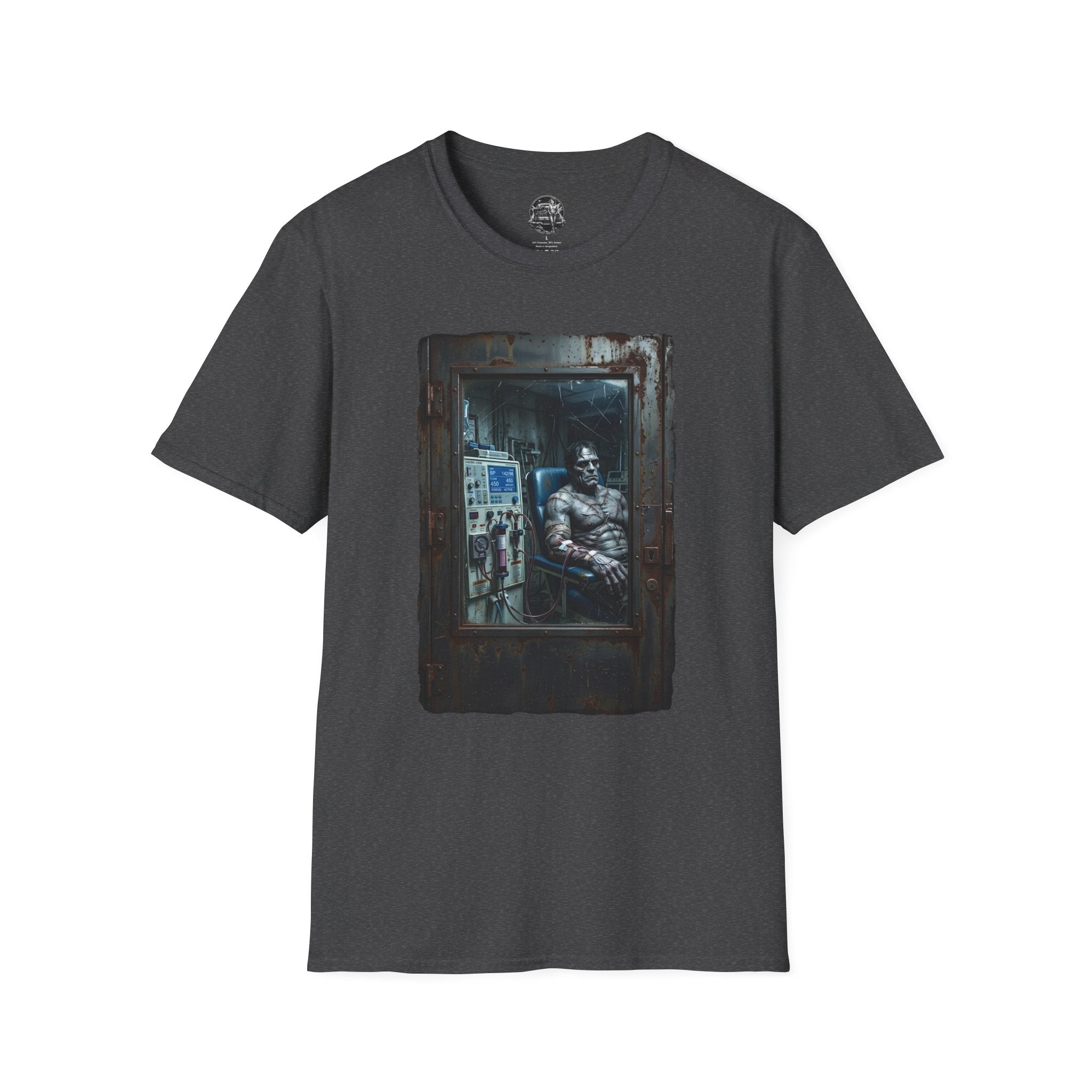 The Patchwork Patient Horror T-Shirt | Spooky Dialysis Tech Halloween Shirt