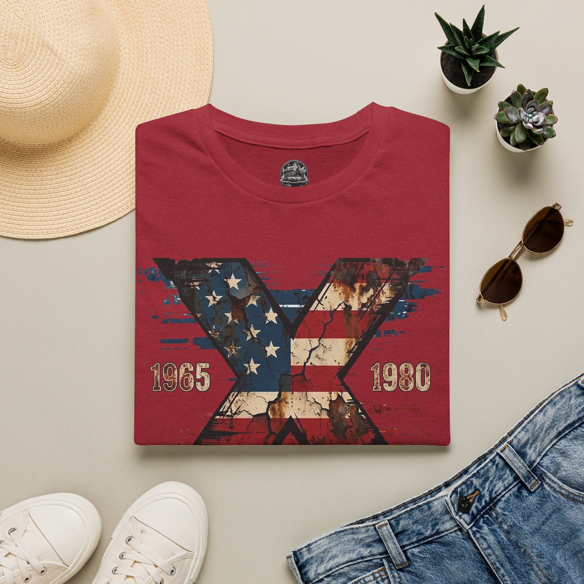 Generation X 1965–1980 T-Shirt — Retro Vintage Birth Year Tee
