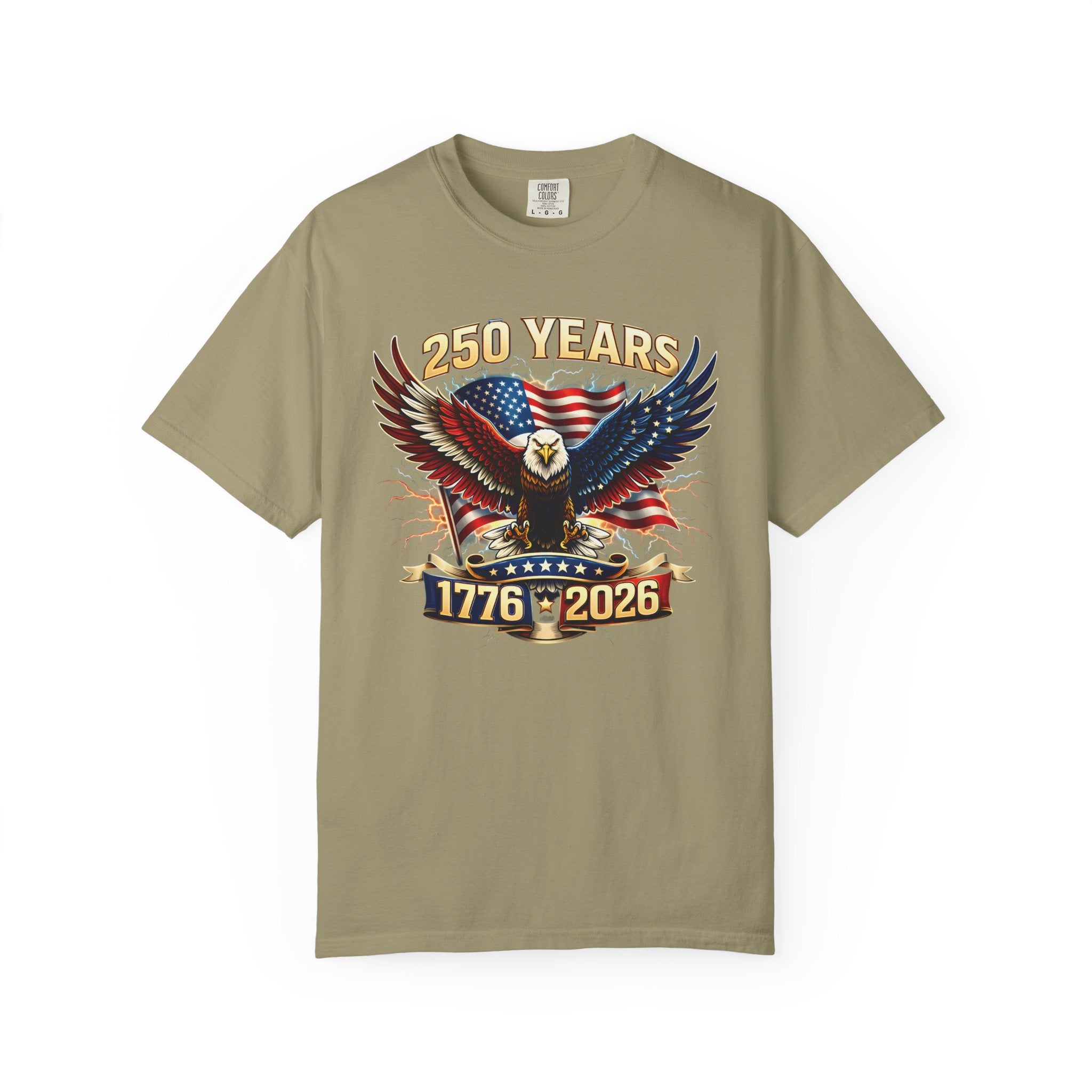 1776–2026 American Independence Eagle T-shirt — 250th Anniversary Patriotic Tee