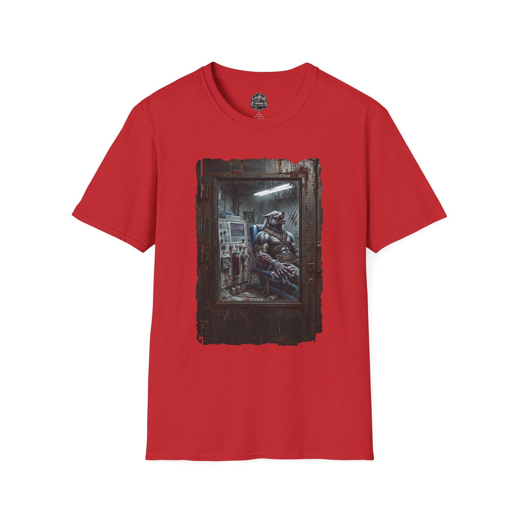 Dialysis After Dark: The Lunar Patient Werewolf Horror T-Shirt | Spooky Dialysis Tech Halloween Shirt