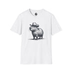 Cowboy Capybara T-Shirt — Cute Western Animal Graphic Tee