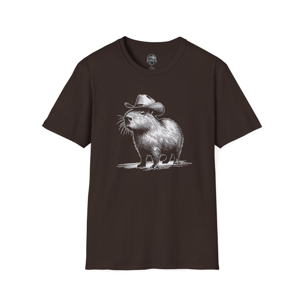 Cowboy Capybara T-Shirt — Funny Western Animal Graphic Tee