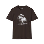 Cowboy Capybara T-Shirt — Funny Western Animal Graphic Tee