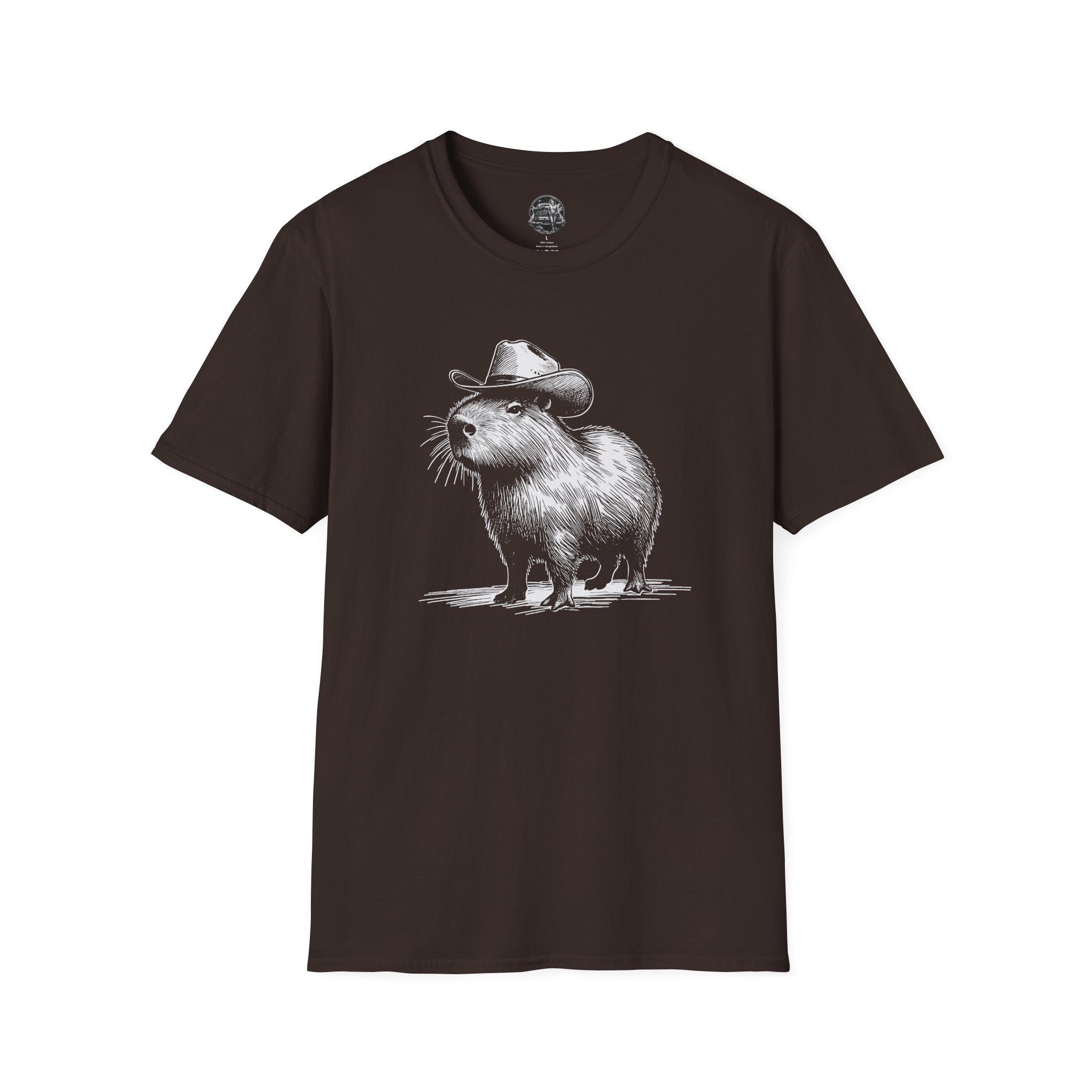 Cowboy Capybara T-Shirt — Funny Western Animal Graphic Tee