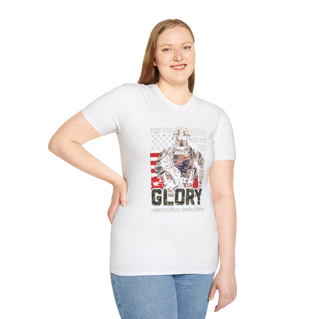 It's the Guts and It's the Glory T-Shirt — Motivational Graphic Tee