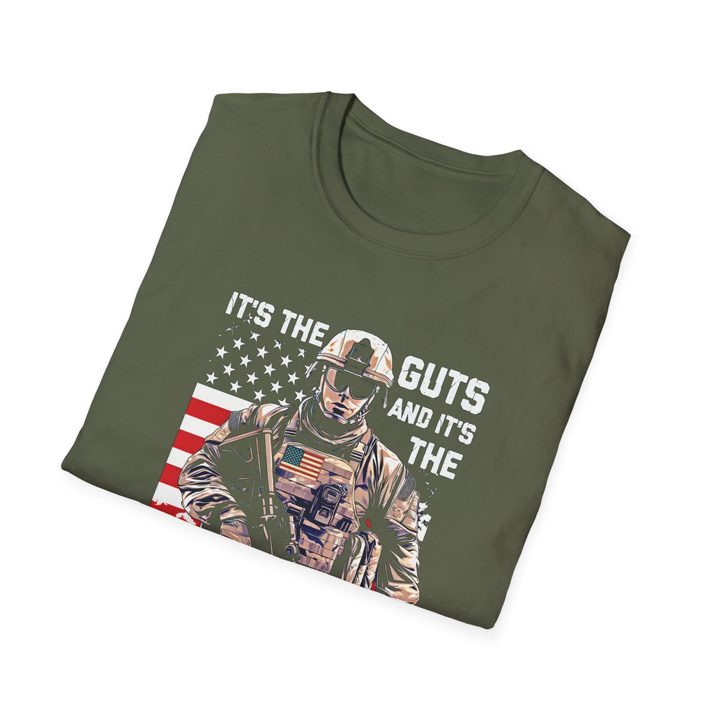 It's the Guts and It's the Glory T-Shirt — Motivational Graphic Tee