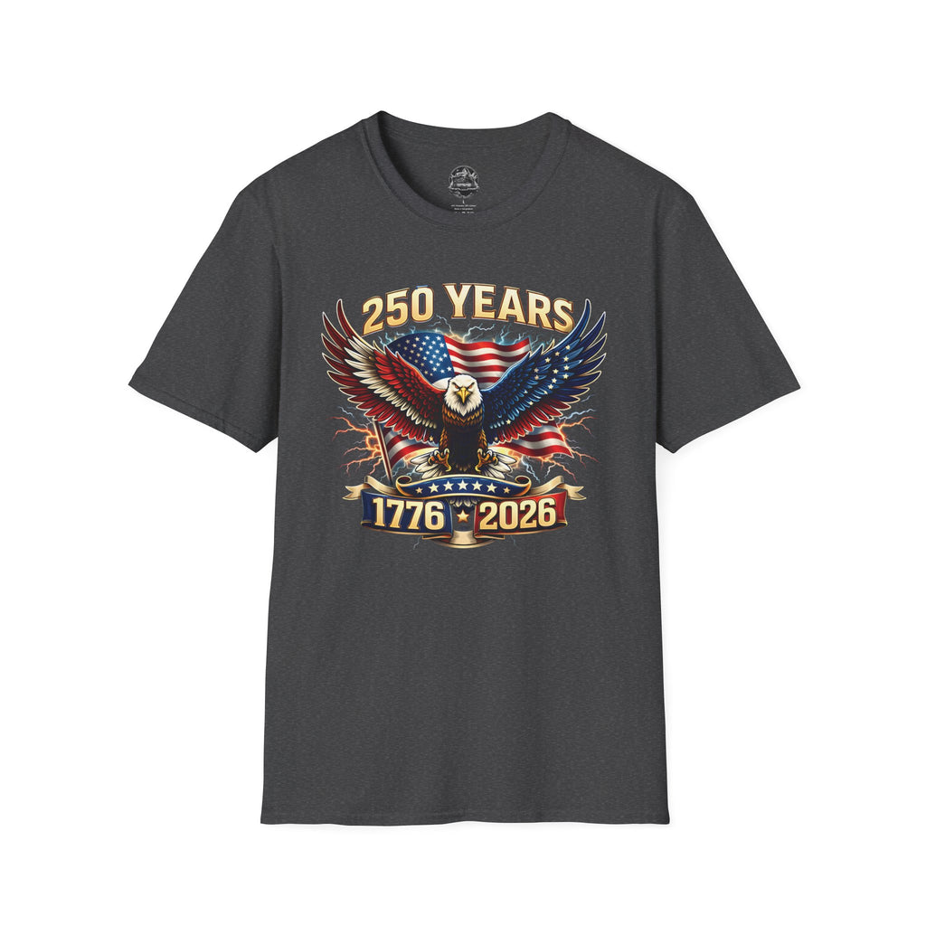 250 Years American Eagle T-Shirt — 1776–2026 Patriotic Anniversary Tee