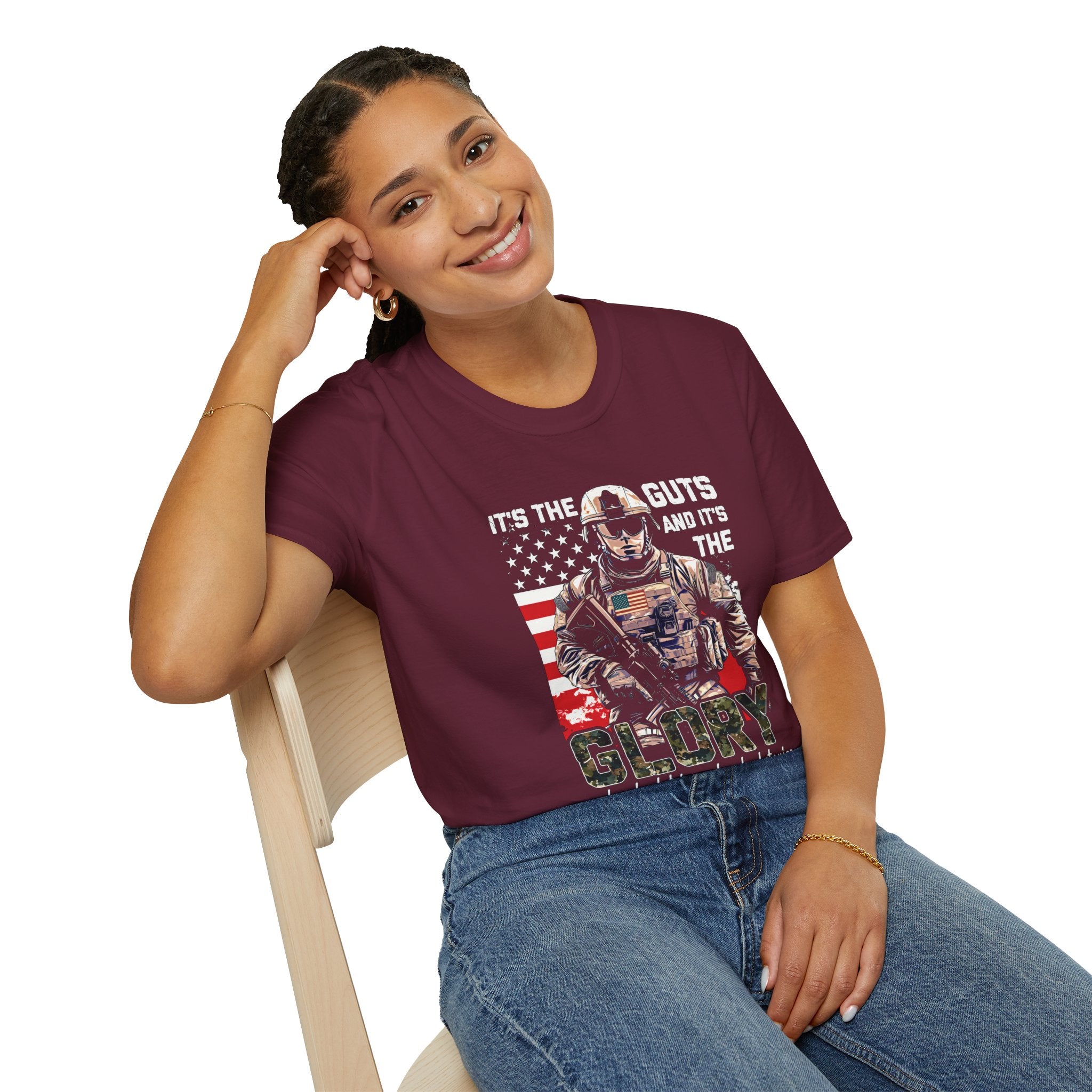 It's the Guts and It's the Glory T-Shirt — Motivational Graphic Tee