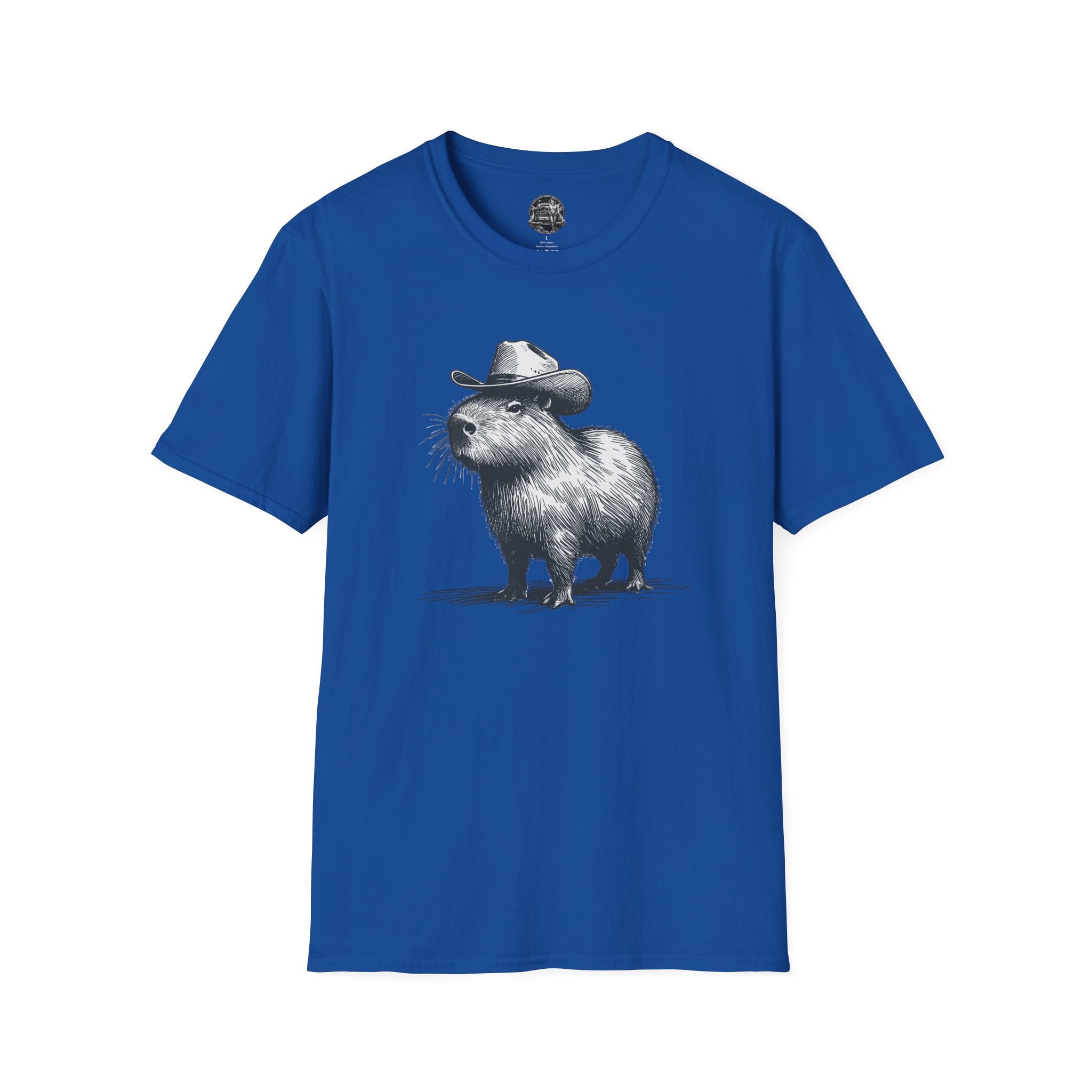 Cowboy Capybara T-Shirt — Cute Western Animal Graphic Tee
