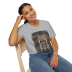 Lynx Portrait T-Shirt — Wild Cat Graphic Tee