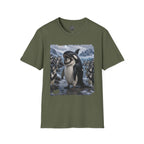 Orca & Penguin Graphic T‑Shirt — Cute Antarctic Wildlife Tee