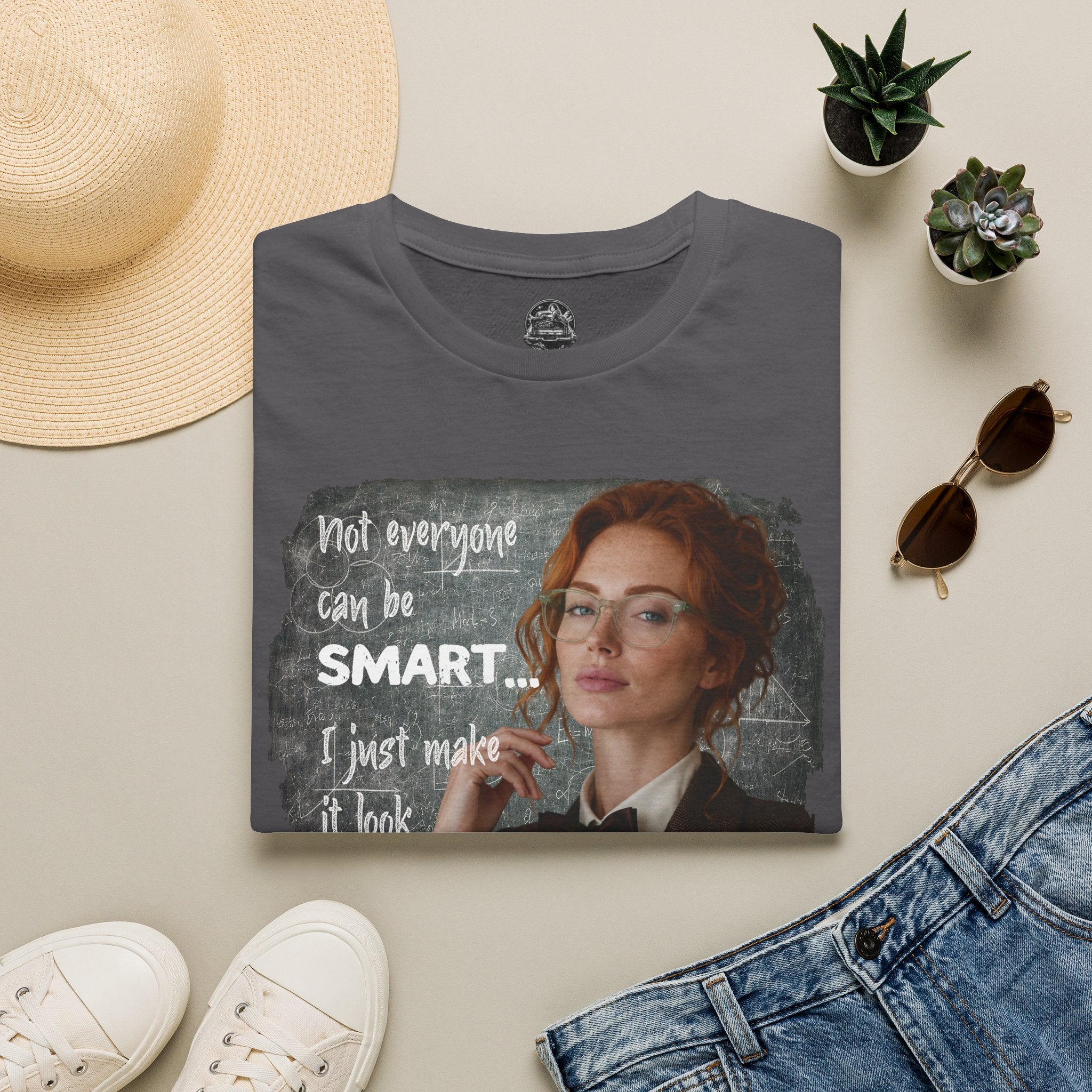 T-Shirt — “Not Everyone Can Be Smart, I Just Make It Look Easy” Graphic Tee