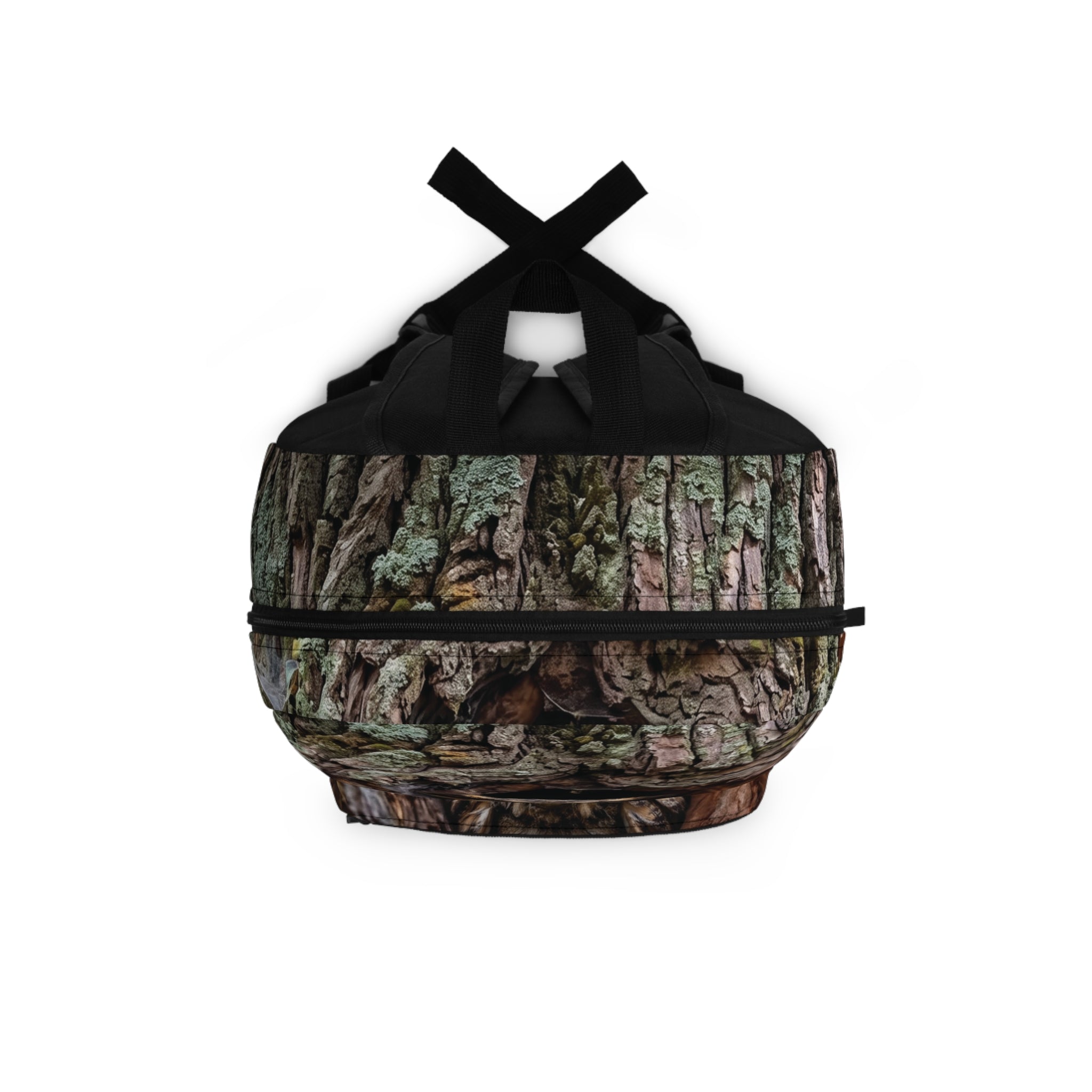 Owl in Tree Hollow Backpack — Forest Wildlife Print School Bag