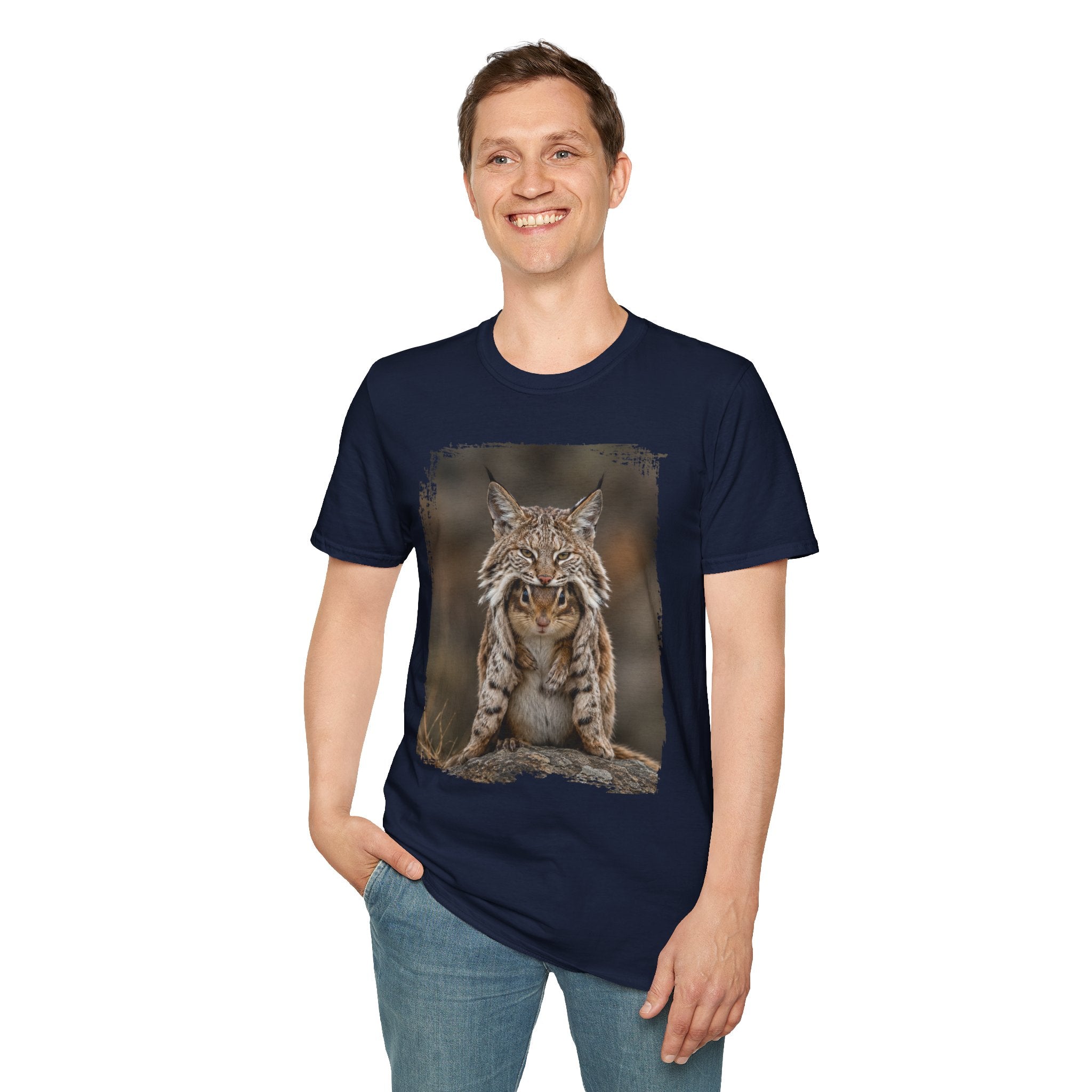 Lynx Portrait T-Shirt — Wild Cat Graphic Tee