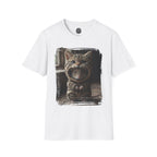 Cat Portrait T-Shirt — Cute Retro Tabby Face Print