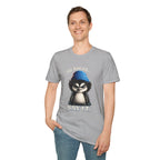 Penguin Graphic T-Shirt — "Go Ahead... Say It." Casual Statement Tee