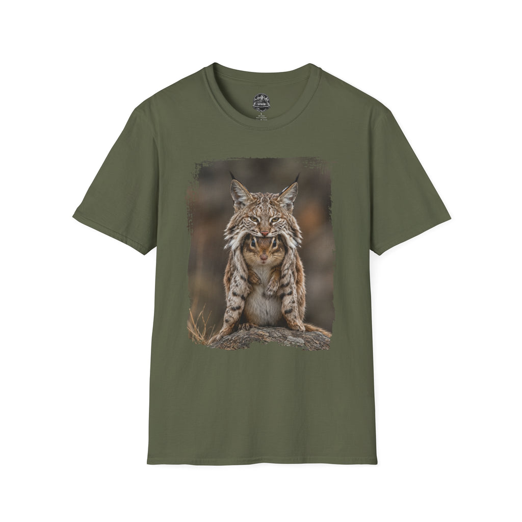 Lynx Portrait T-Shirt — Wild Cat Graphic Tee