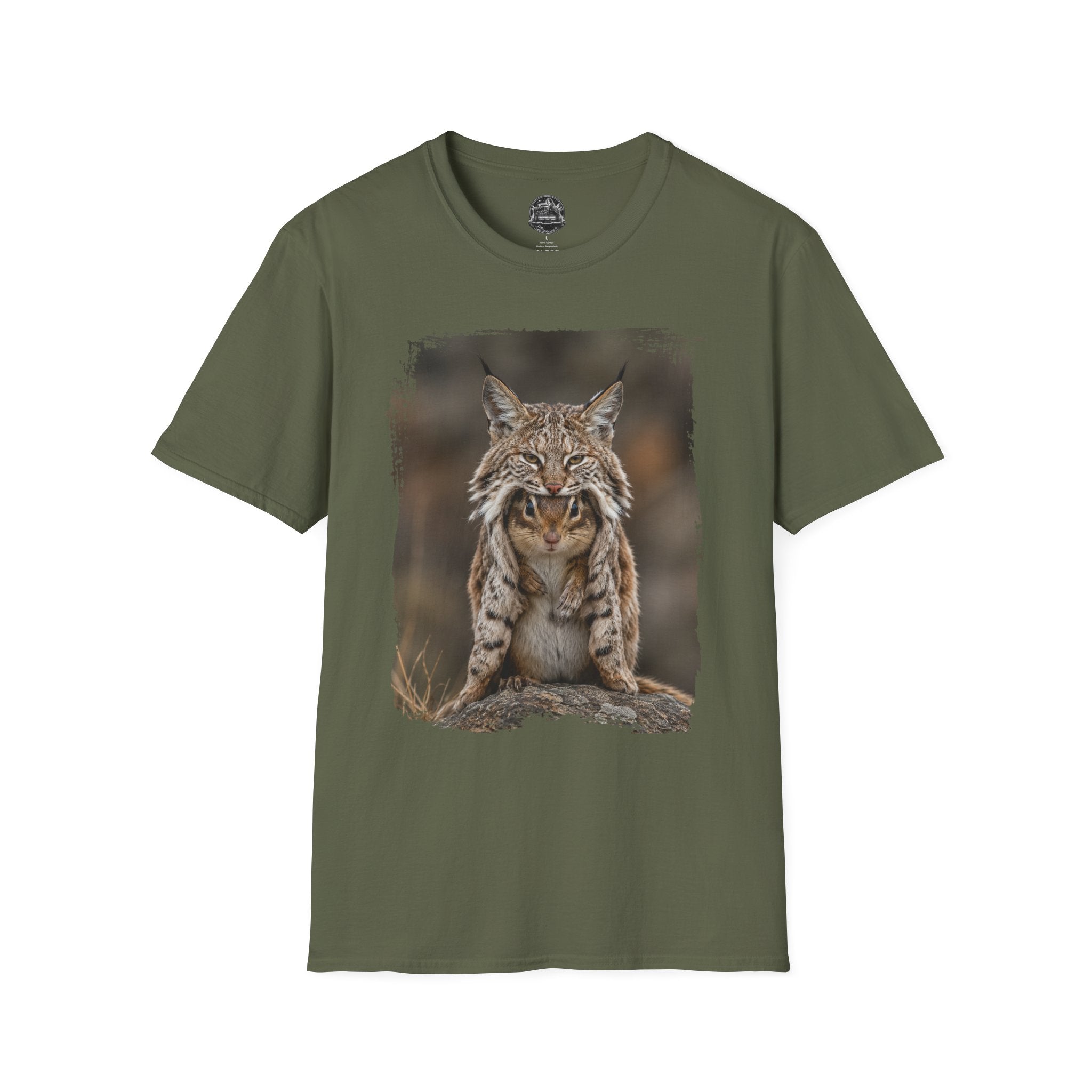 Lynx Portrait T-Shirt — Wild Cat Graphic Tee