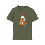 Ghost Softstyle T-Shirt with Patchwork Quilt Design
