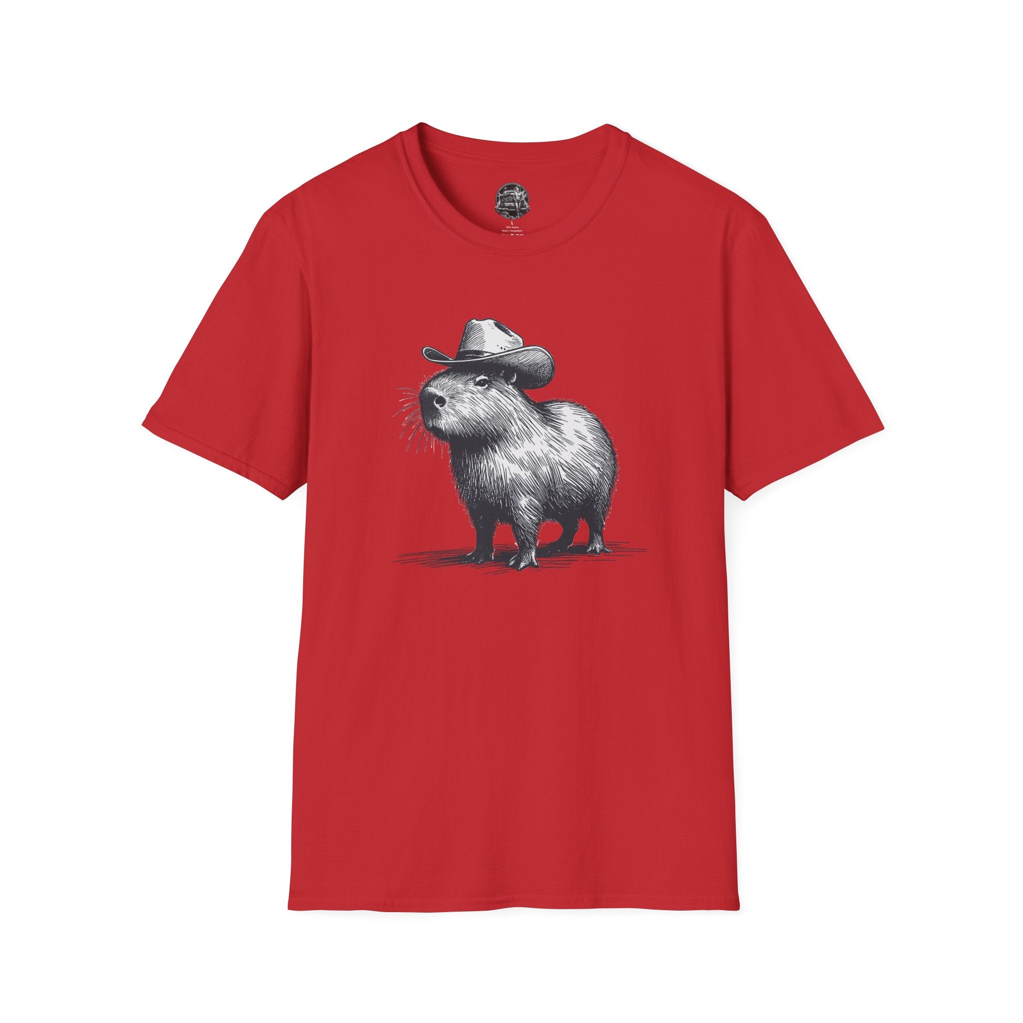 Cowboy Capybara T-Shirt — Cute Western Animal Graphic Tee
