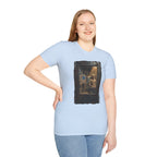 Horror Mummy Room Graphic T‑Shirt — Vintage Creepy Museum Scene Tee