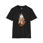 Ghost Softstyle T-Shirt with Patchwork Quilt Design