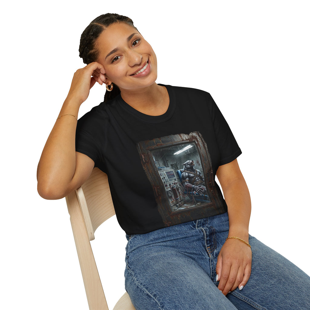 Dialysis After Dark: The Lunar Patient Werewolf Horror T-Shirt | Spooky Dialysis Tech Halloween Shirt