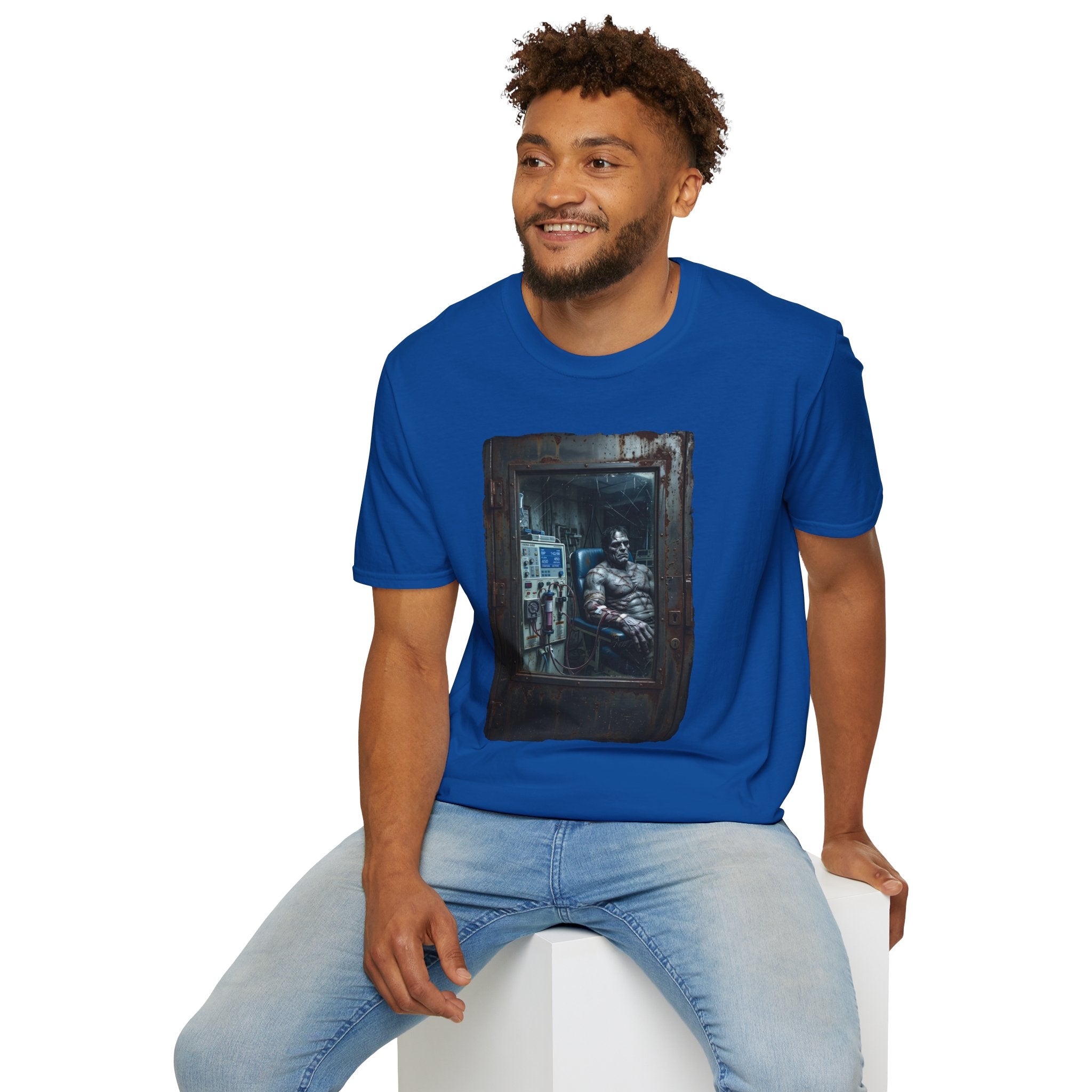 The Patchwork Patient Horror T-Shirt | Spooky Dialysis Tech Halloween Shirt