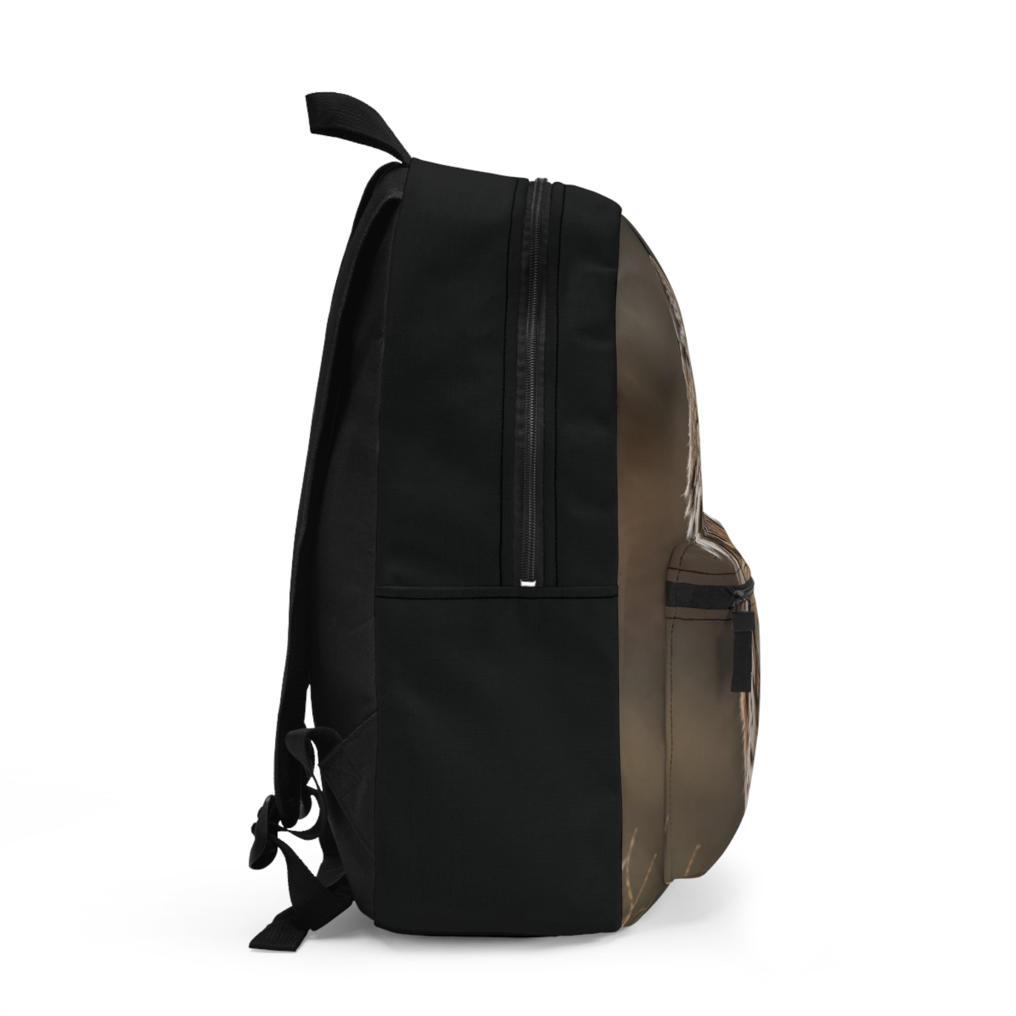 Lynx Portrait Backpack - Realistic Wildcat Print School & Travel Bag