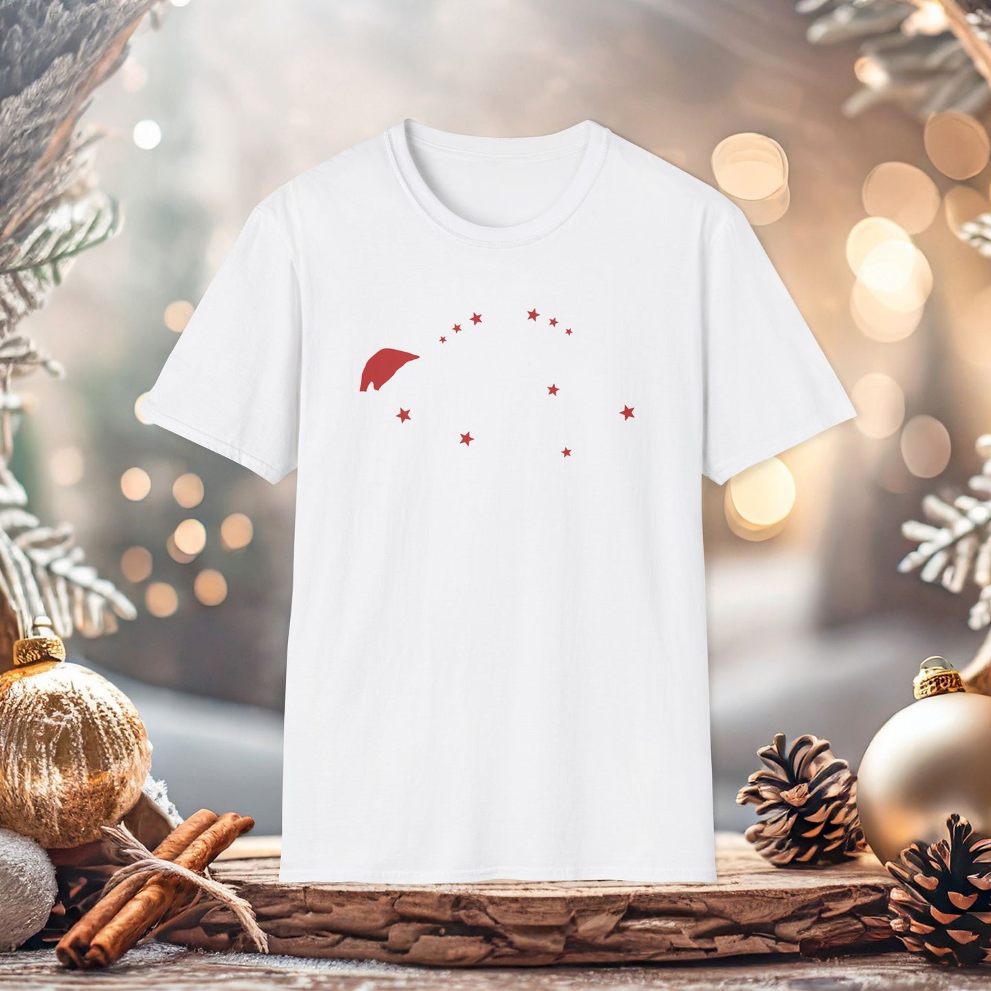 Christmas Crew Unisex T-Shirt | Making Memories Together and Santa Hat Design