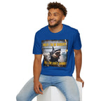 Shark Graphic T-Shirt — "Help, I'm in Shock!" Funny Beachwear