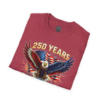 250 Years American Eagle T-Shirt — 1776–2026 Patriotic Anniversary Tee