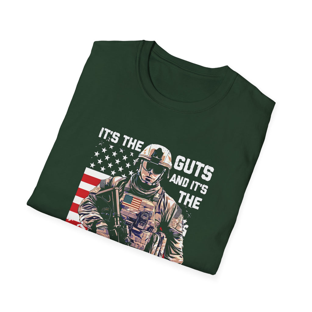 It's the Guts and It's the Glory T-Shirt — Motivational Graphic Tee