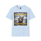 Shark Graphic T-Shirt — "Help, I'm in Shock!" Funny Beachwear